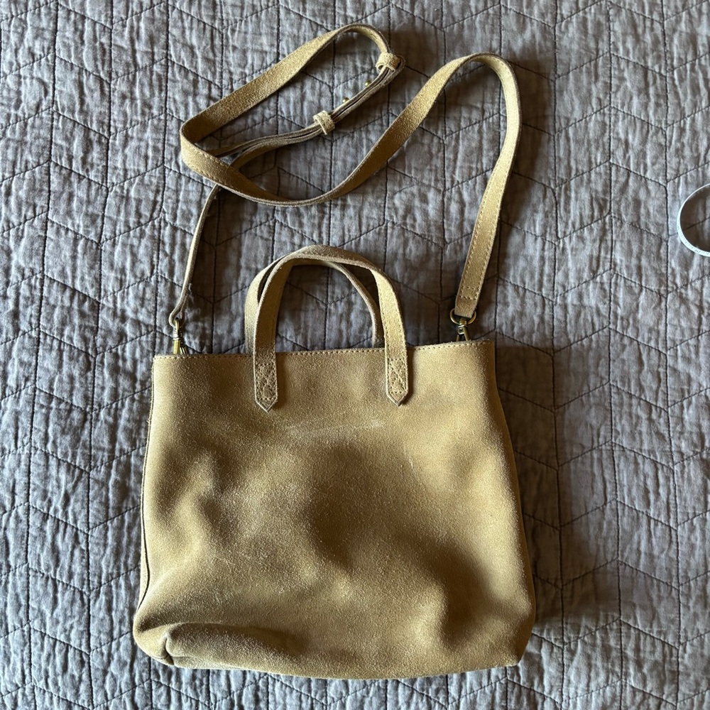 Madewell Tan Crossbody Bag Soft Leather